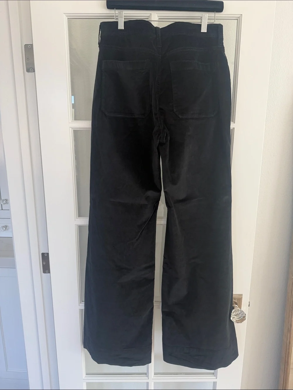 J. Crew Tall Wide Leg Velvet Sailor Trousers